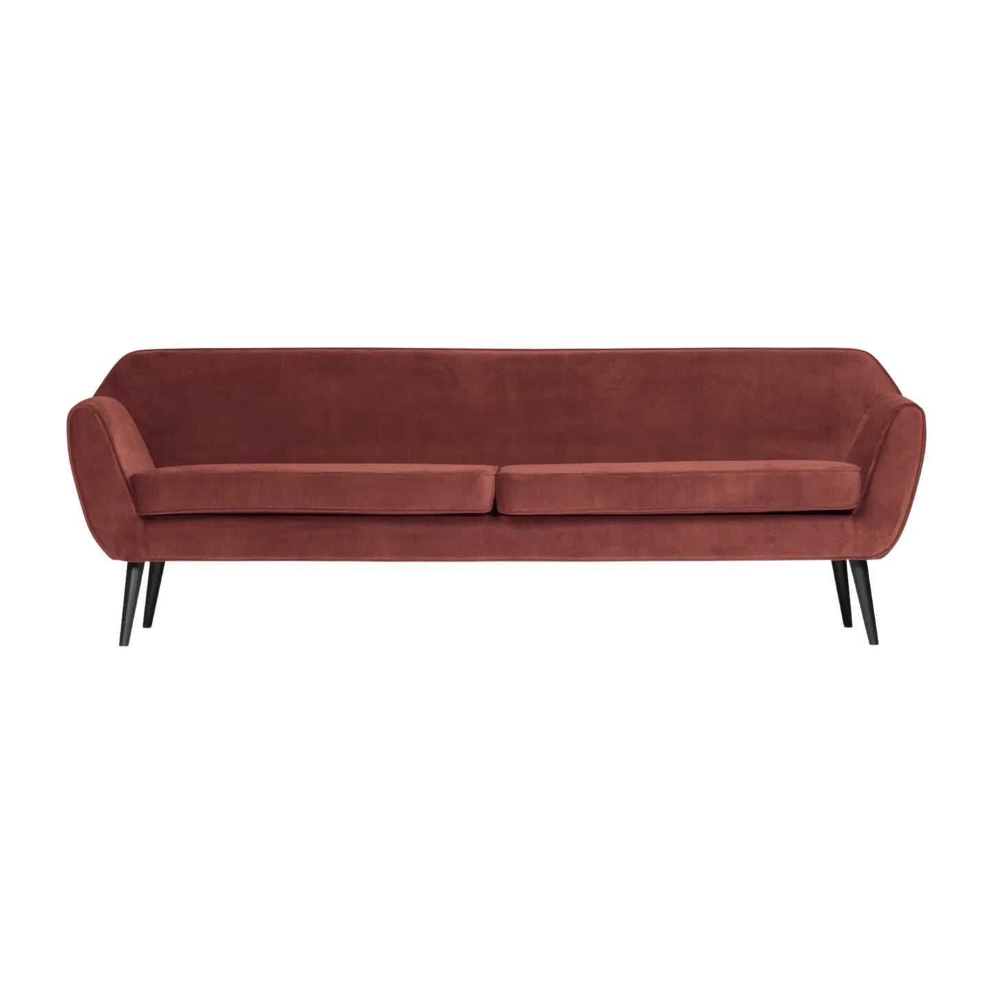 WOOOD Rocco Xl Soffa 230 cm Sammet, Burgundy Red