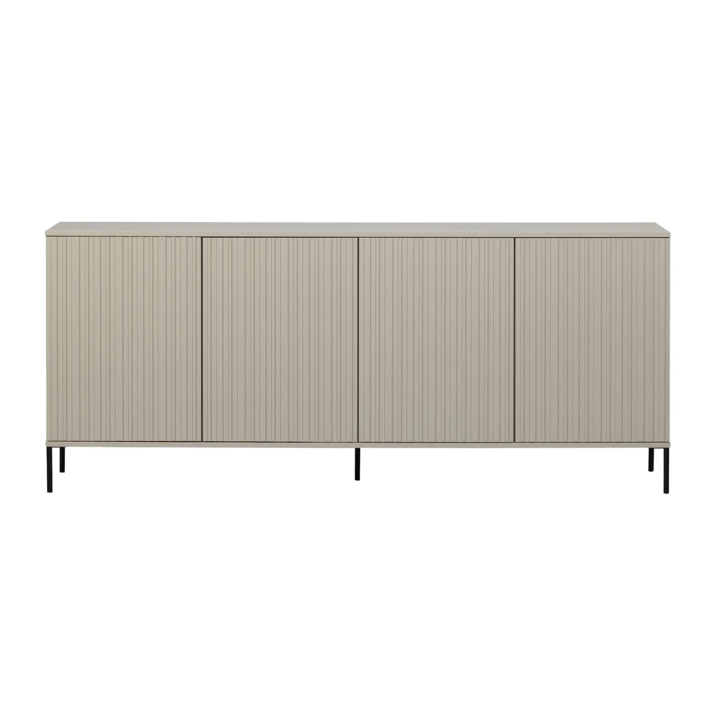 WOOOD New Gravure Skänk 200 cm I Furu, Dust