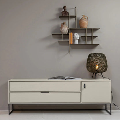 WOOOD Silas Tv-Bänk 180 cm Furu, Dust