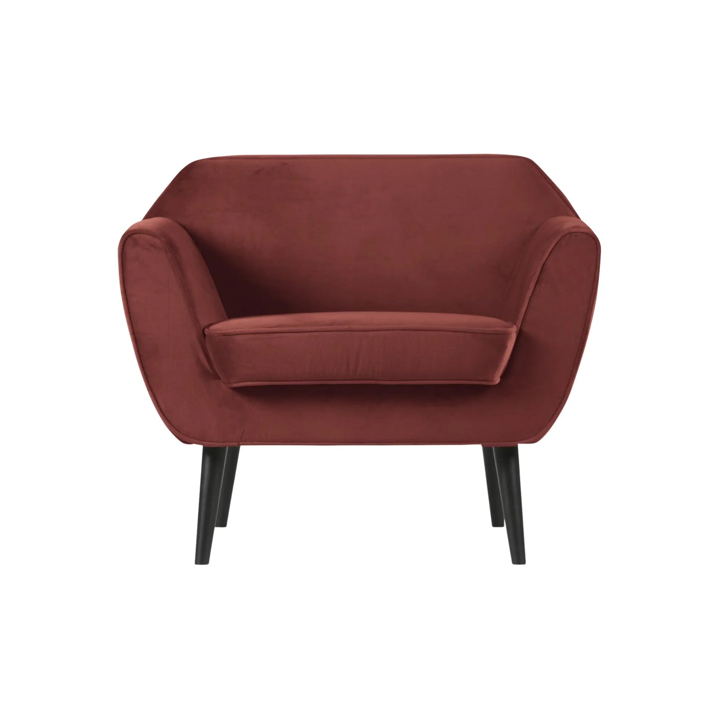WOOOD Rocco Fåtölj Sammet, Burgundy Red