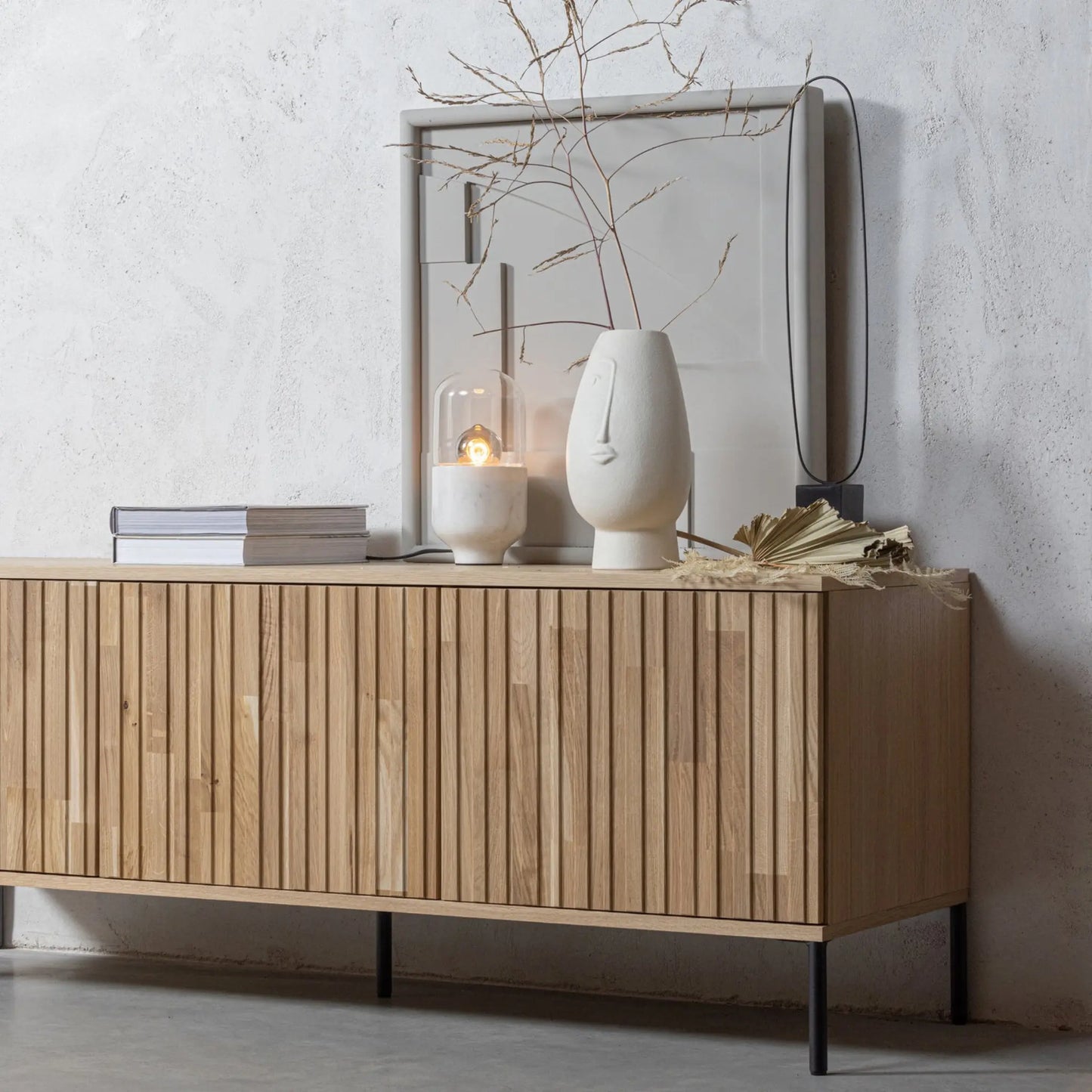 WOOOD New Gravure Tv-Bänk 150 cm I Ek Naturel, Natur