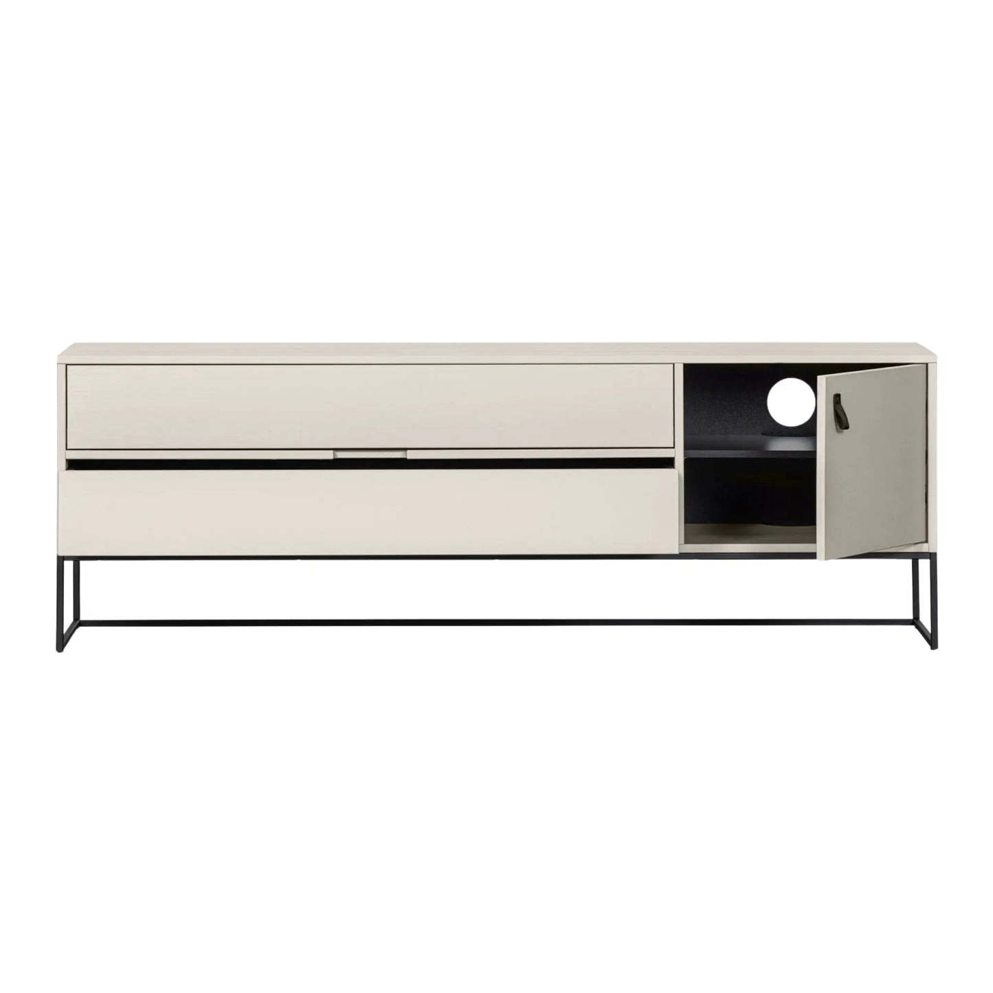 WOOOD Silas Tv-Bänk 180 cm Furu, Dust