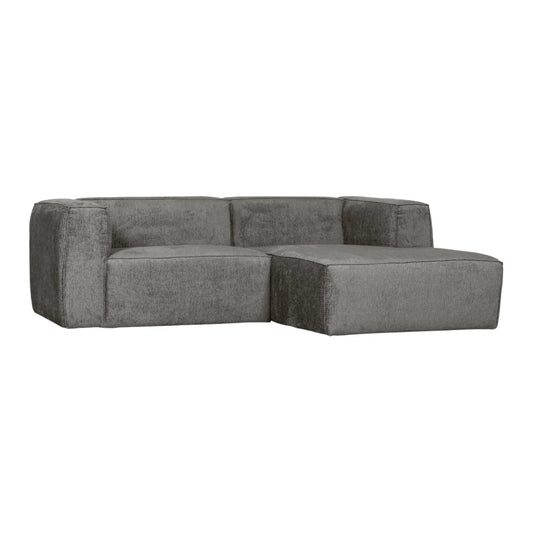 WOOOD Bean Schäslongsoffa Höger Sammet, Cloud Sky
