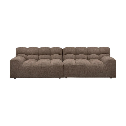 WOOOD Allure 3-Sits Soffa Woven, Dark Brown Melange
