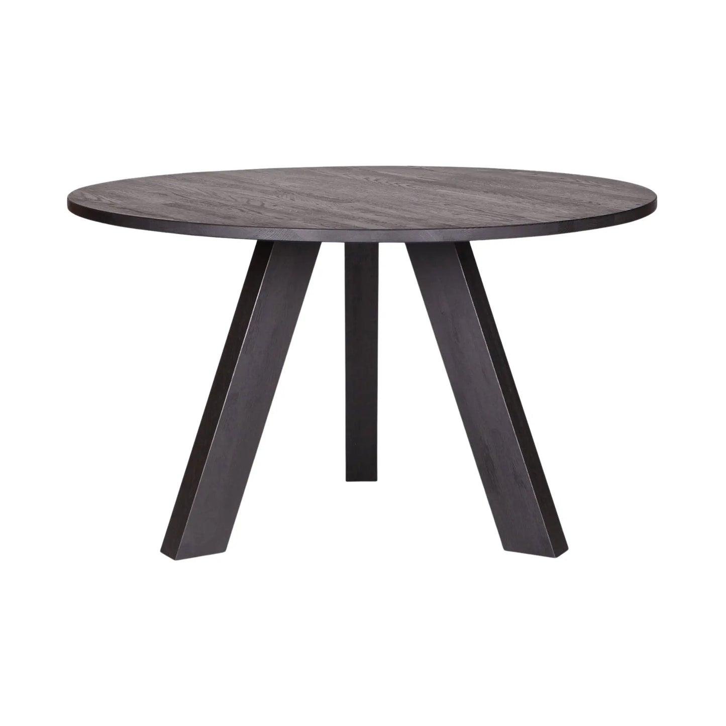 WOOOD Rhonda Matbord Ø129 cm I Ek, Blacknight