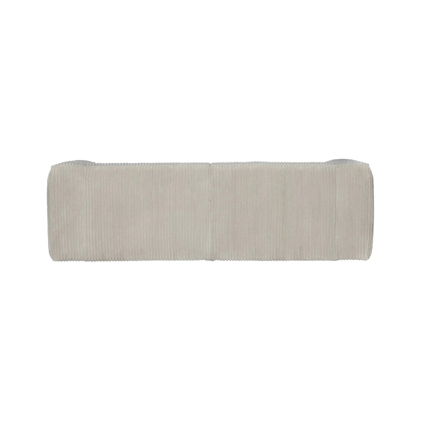 WOOOD Bean 3,5-Sits Soffa Ribbat Tyg, Natural