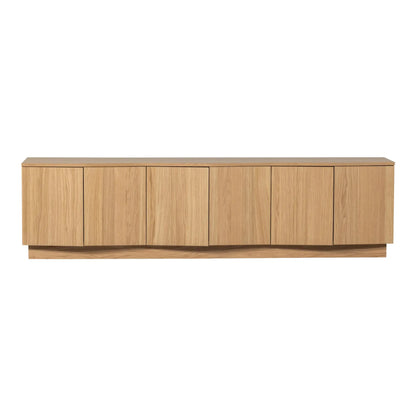 WOOOD Zuma Tv-Bänk 200 cm I Ekfanér, Natur