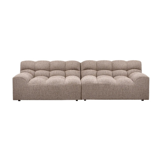 WOOOD Allure 3-Sits Soffa Woven, Brown Melange