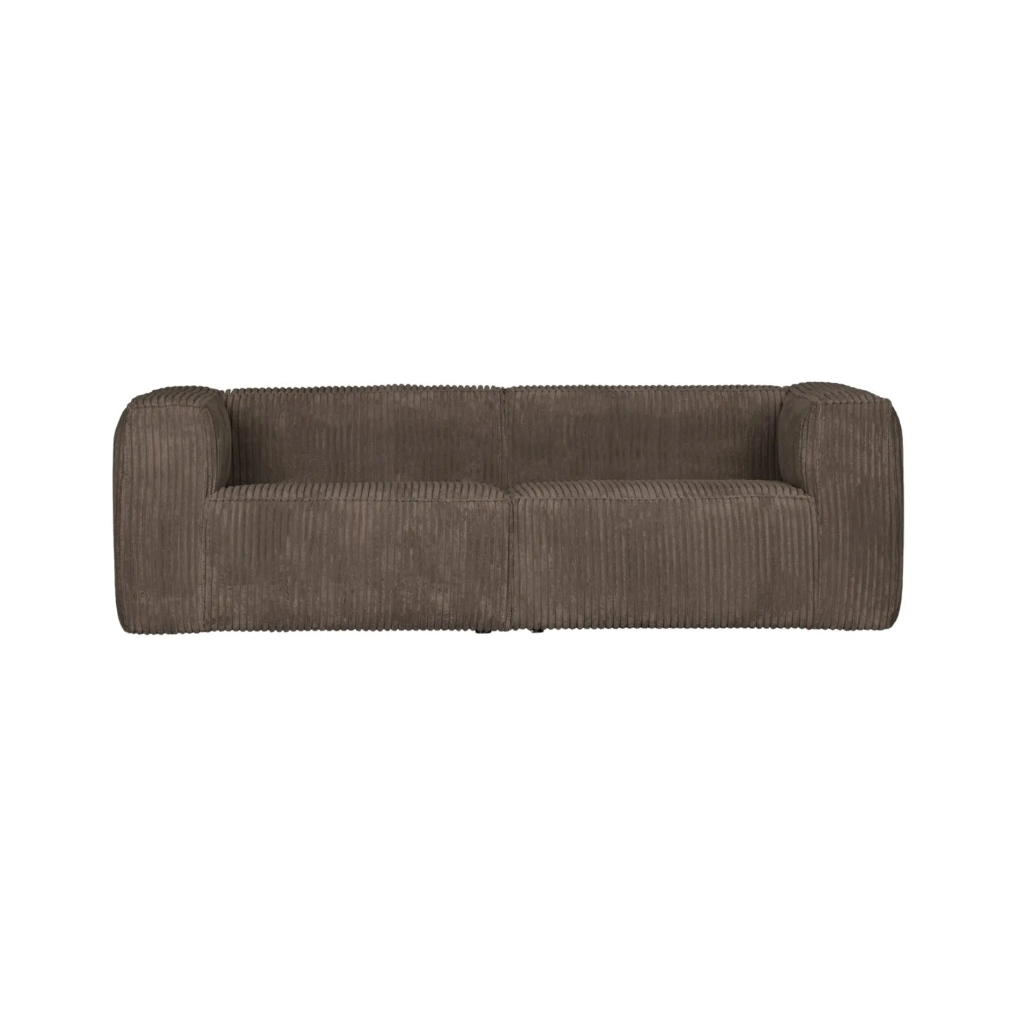 WOOOD Bean 3,5-Sits Soffa Ribbat Tyg, Mud