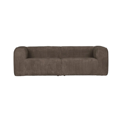 WOOOD Bean 3,5-Sits Soffa Ribbat Tyg, Mud