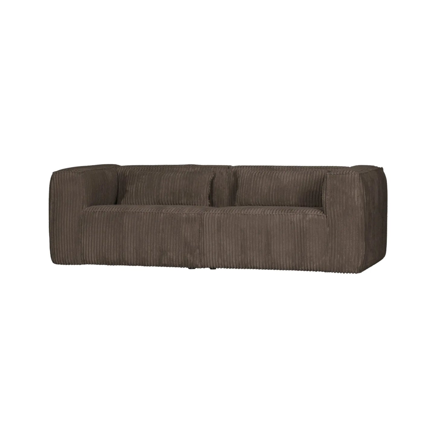 WOOOD Bean 3,5-Sits Soffa Ribbat Tyg, Mud