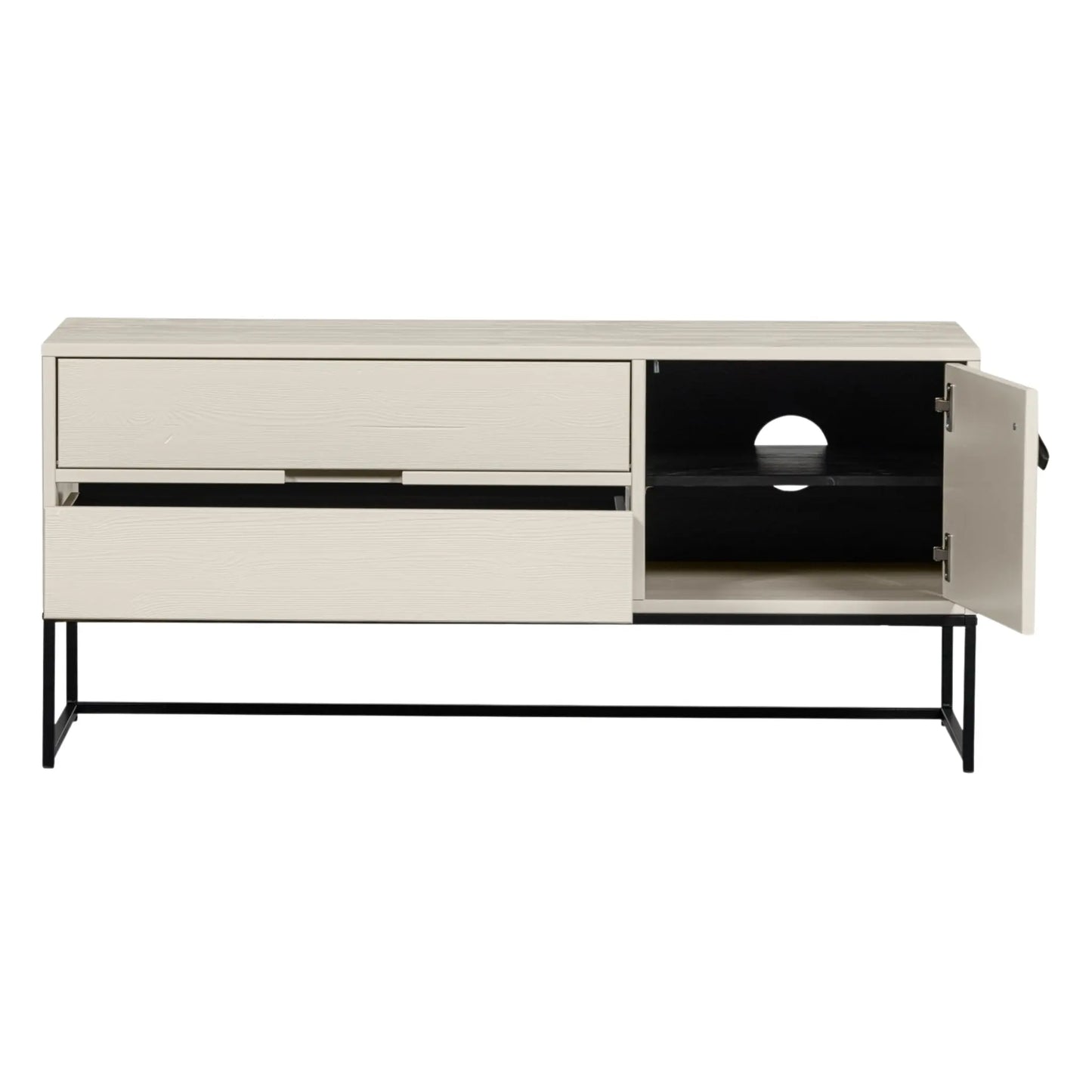 WOOOD Silas Tv-Bänk 120cm Furu, Dust