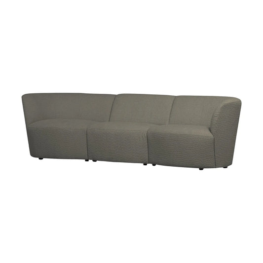 WOOOD Coco 3-Sits Soffa Bouclé, Warm Green