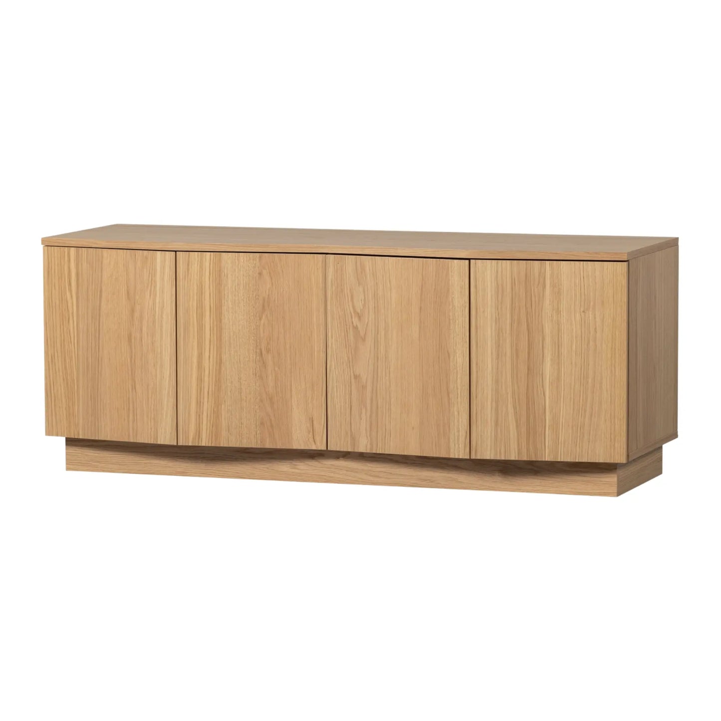 WOOOD Zuma Tv-Bänk 133 cm I Ekfanér, Natur
