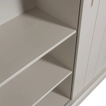 WOOOD Mila Skjutdörrsskåp, Dust Grey