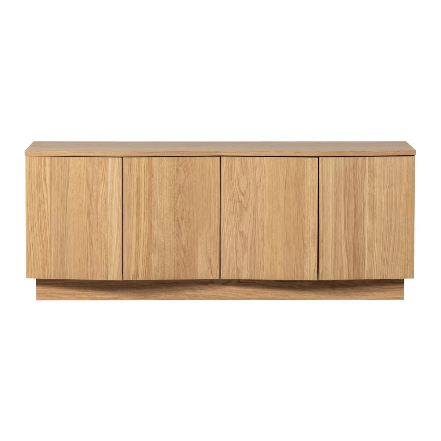 WOOOD Zuma Tv-Bänk 133 cm I Ekfanér, Natur
