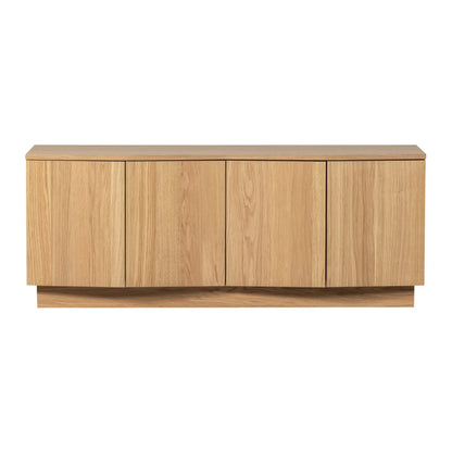 WOOOD Zuma Tv-Bänk 133 cm I Ekfanér, Natur