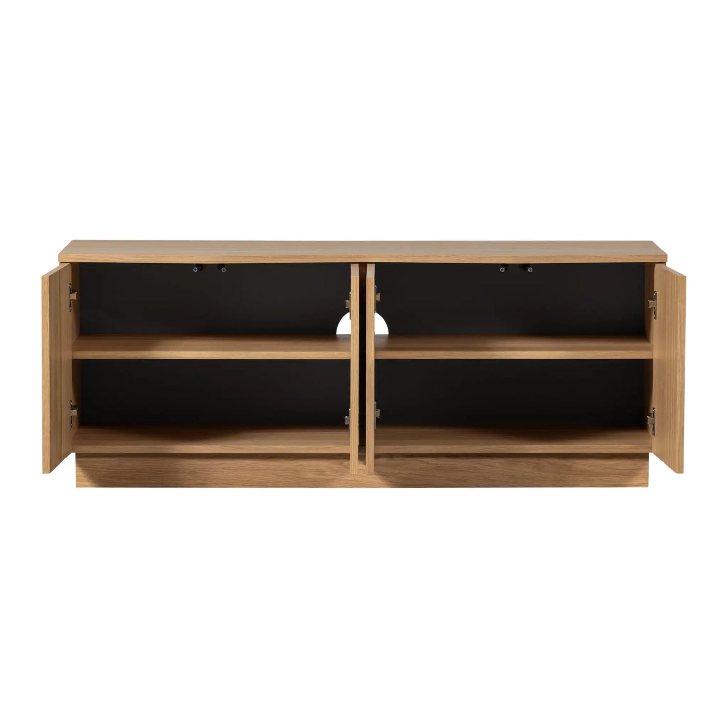 WOOOD Zuma Tv-Bänk 133 cm I Ekfanér, Natur