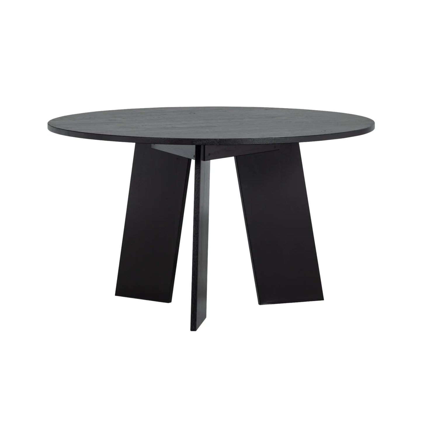 WOOOD Fries Matbord Ø129 cm Ek, Blacknight