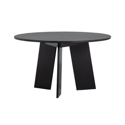WOOOD Fries Matbord Ø129 cm Ek, Blacknight