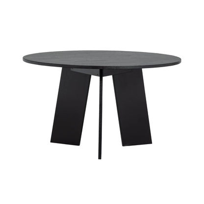 WOOOD Fries Matbord Ø129 cm Ek, Blacknight