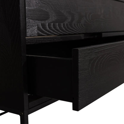 WOOOD Silas Tv-Bänk 120cm, Blacknight