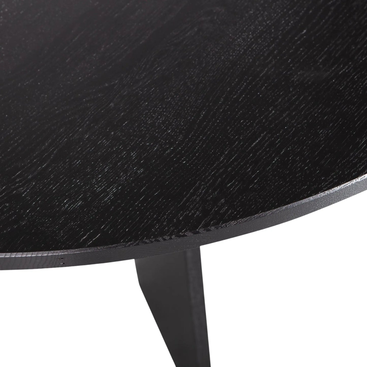 WOOOD Fries Matbord Ø129 cm Ek, Blacknight