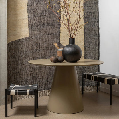 WOOOD Jorre Matbord Ø120 cm Mdf, Military Brown