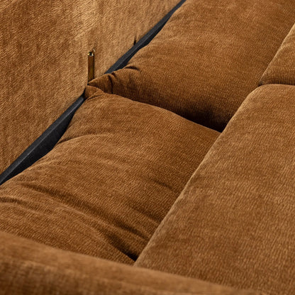 WOOOD Jonne 3-Sits Bäddsoffa Chenille, Brown