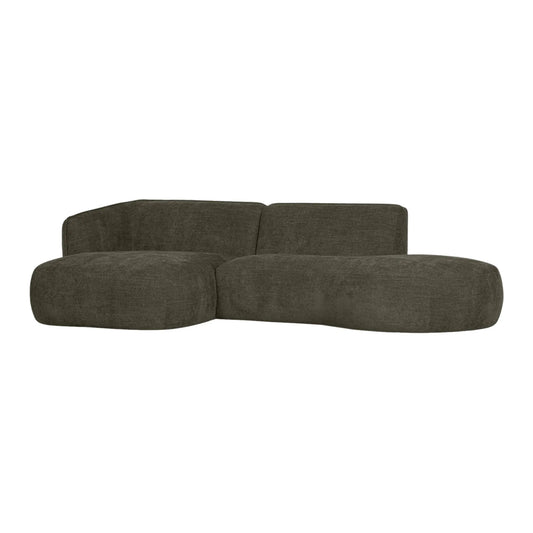 WOOOD Polly Chaise Soffa Vänster, Grön