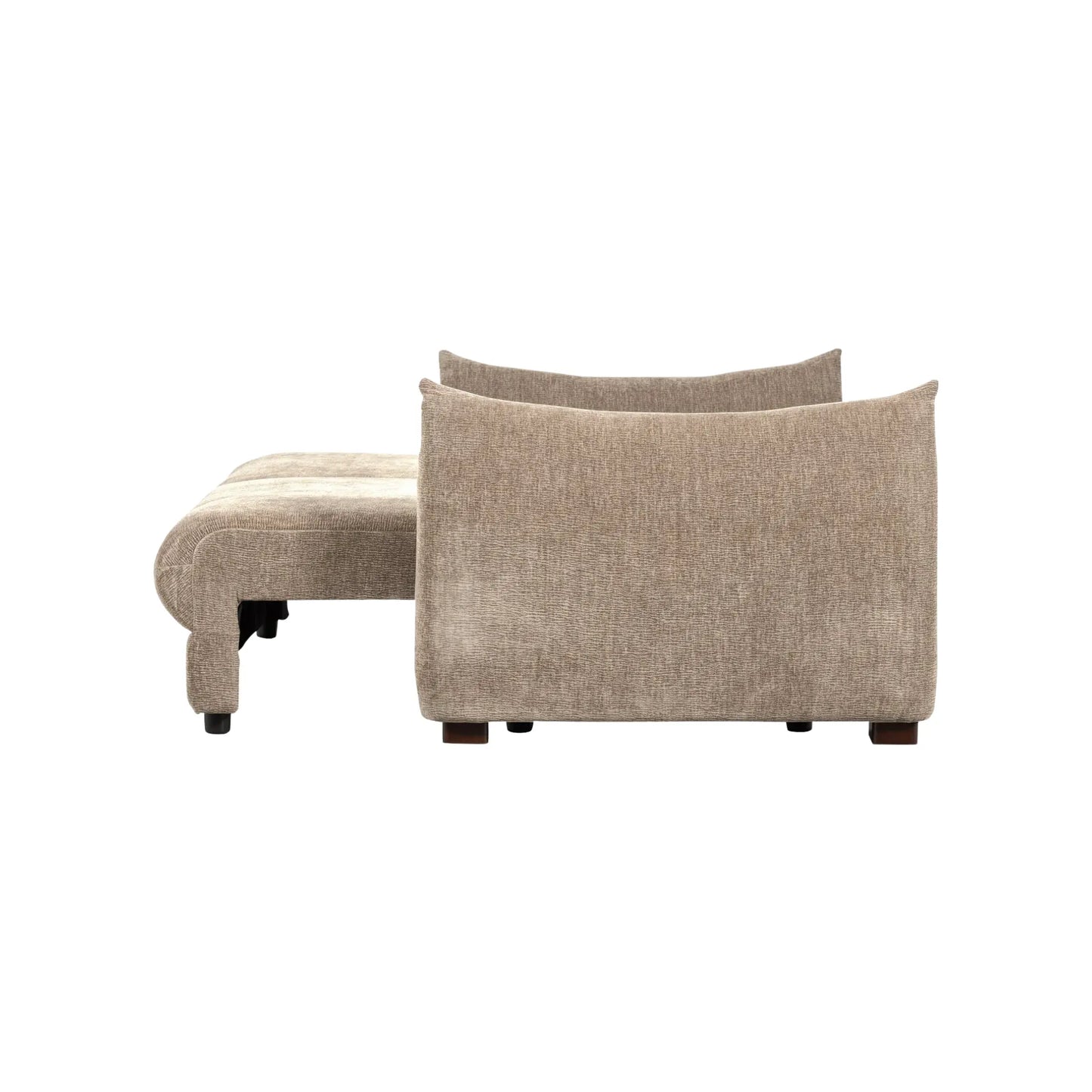 WOOOD Jonne 3-Sits Bäddsoffa Chenille, Natural