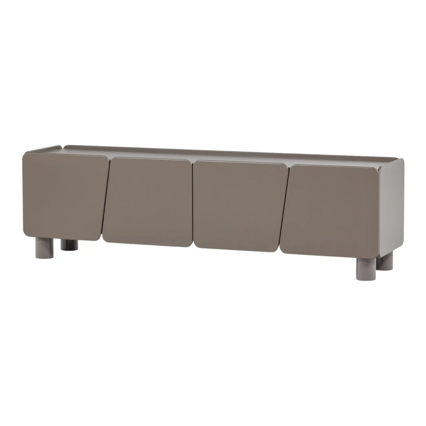 WOOOD Root Tv-Bänk 200 cm I Furu, Truffle Brown