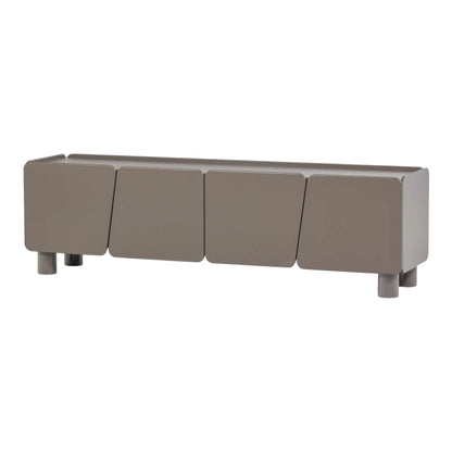 WOOOD Root Tv-Bänk 200 cm I Furu, Truffle Brown