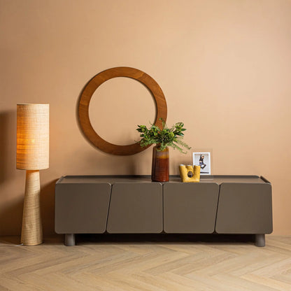 WOOOD Root Tv-Bänk 200 cm I Furu, Truffle Brown
