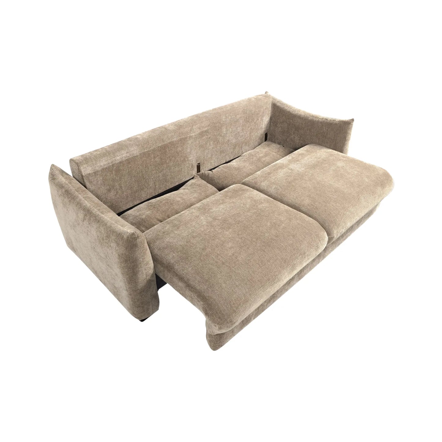 WOOOD Jonne 3-Sits Bäddsoffa Chenille, Natural