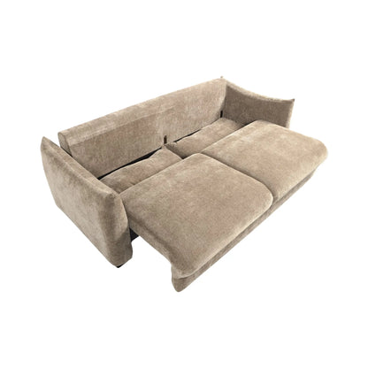 WOOOD Jonne 3-Sits Bäddsoffa Chenille, Natural