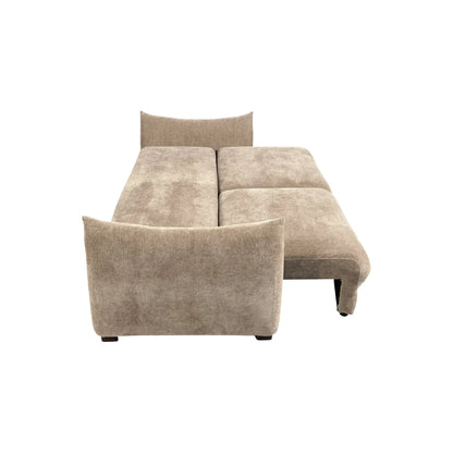 WOOOD Jonne 3-Sits Bäddsoffa Chenille, Natural