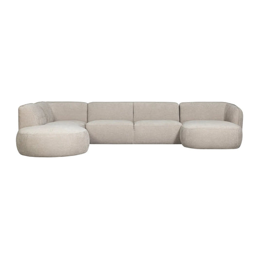 WOOOD Polly Soffa U-Shape Vänster, Sand