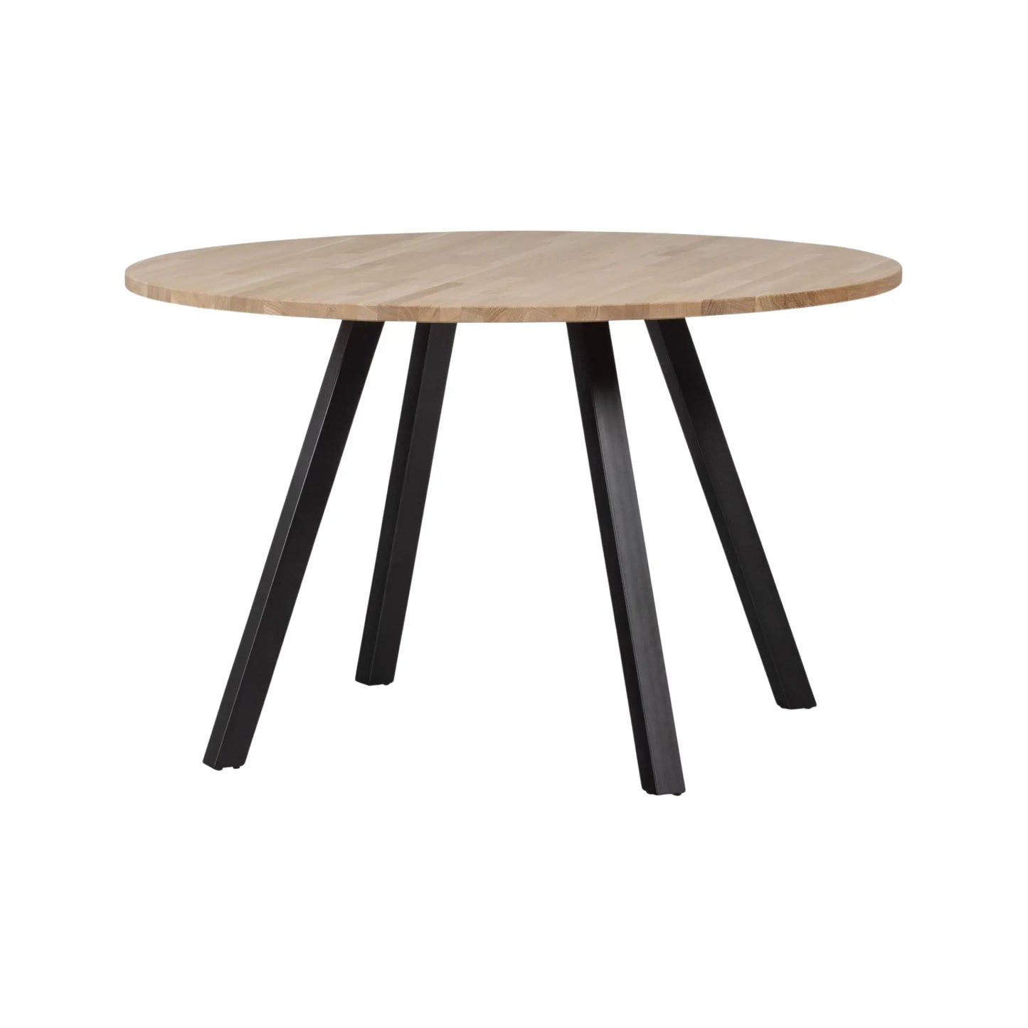 WOOOD Tablo Bord I Obehandlad Ek Ø120 Square Ben, Natur