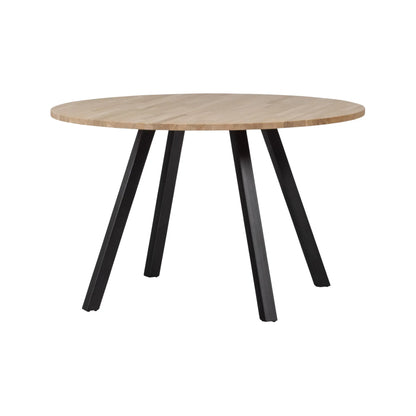 WOOOD Tablo Bord I Obehandlad Ek Ø120 Square Ben, Natur