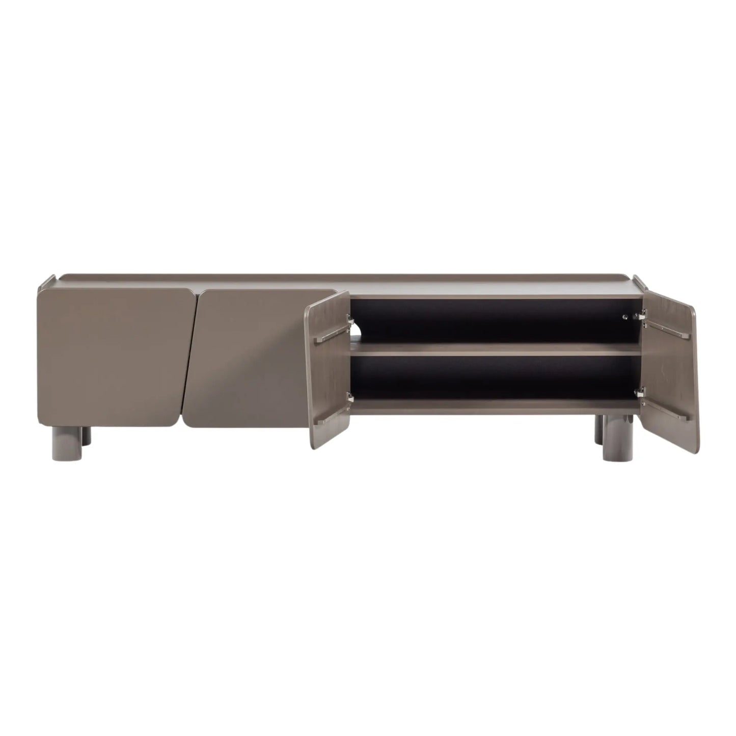 WOOOD Root Tv-Bänk 200 cm I Furu, Truffle Brown