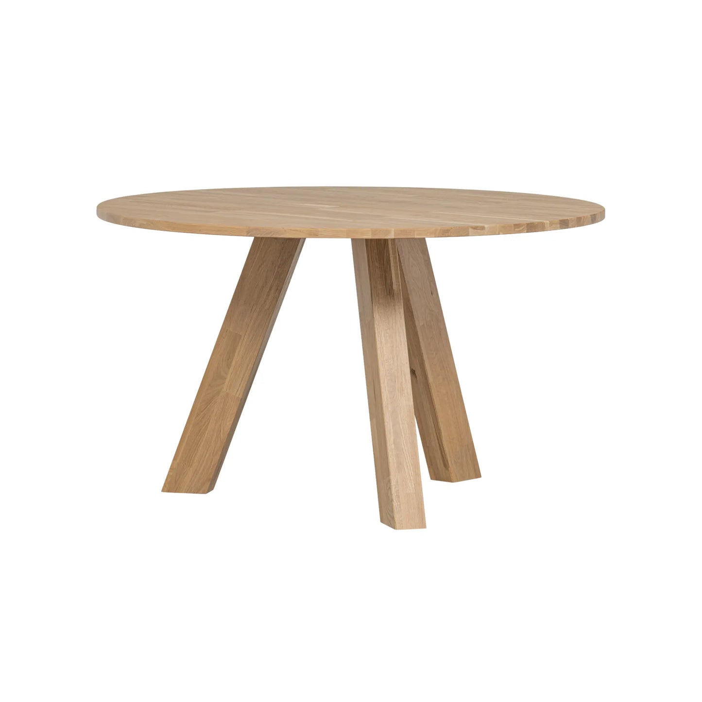 WOOOD Rhonda Matbord Ø129 cm Ek, Natural
