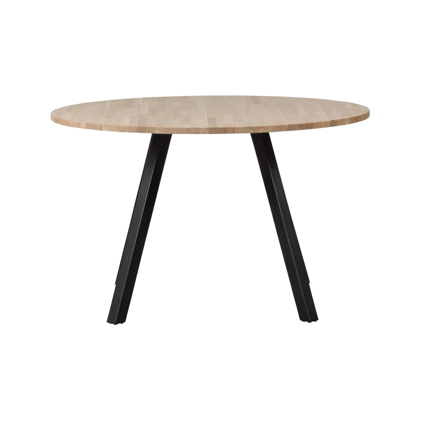 WOOOD Tablo Bord I Obehandlad Ek Ø120 Square Ben, Natur