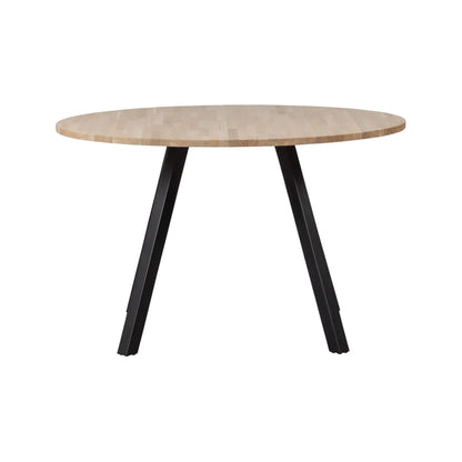 WOOOD Tablo Bord I Obehandlad Ek Ø120 Square Ben, Natur
