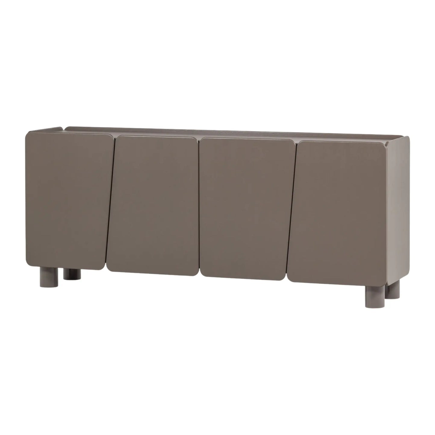 WOOOD Root Skänk 200 cm I Furu, Truffle Brown