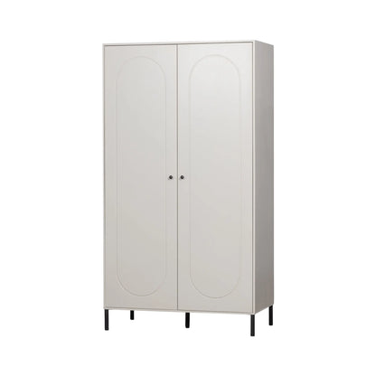 WOOOD Xina Garderob I Furu, Cloud Grey