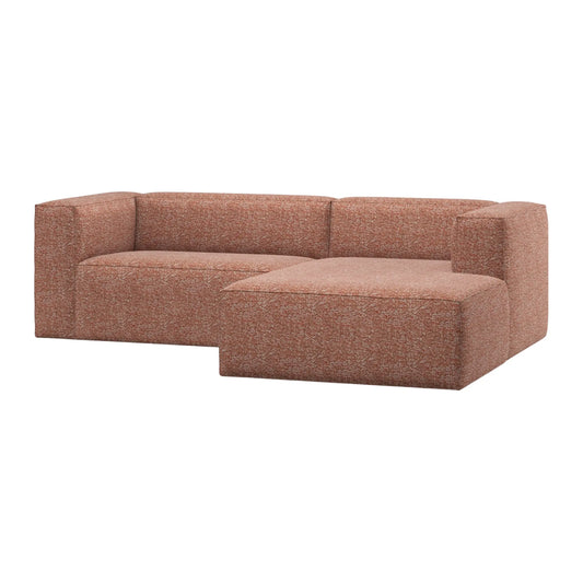 WOOOD Bean Schäslongsoffa Höger, Terra Melange
