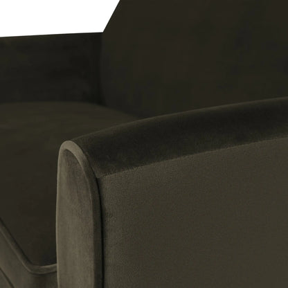 WOOOD Rocco Soffa 150 cm Sammet, Warm Green