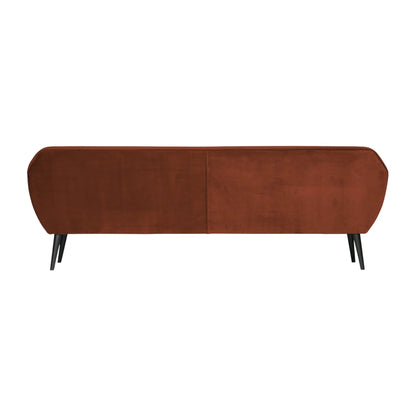 WOOOD Rocco Soffa XL 230 cm Sammet, Rust Brown