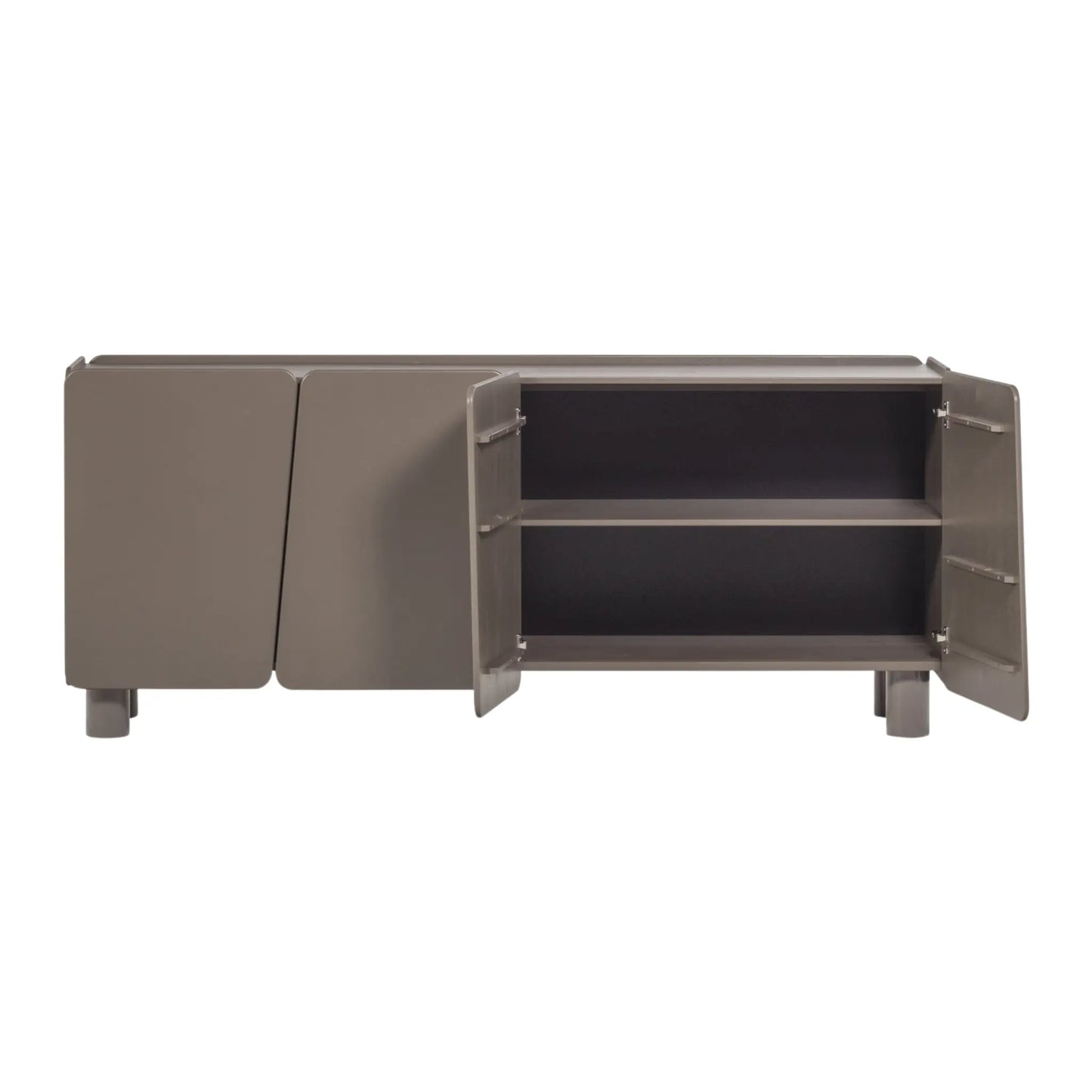WOOOD Root Skänk 200 cm I Furu, Truffle Brown